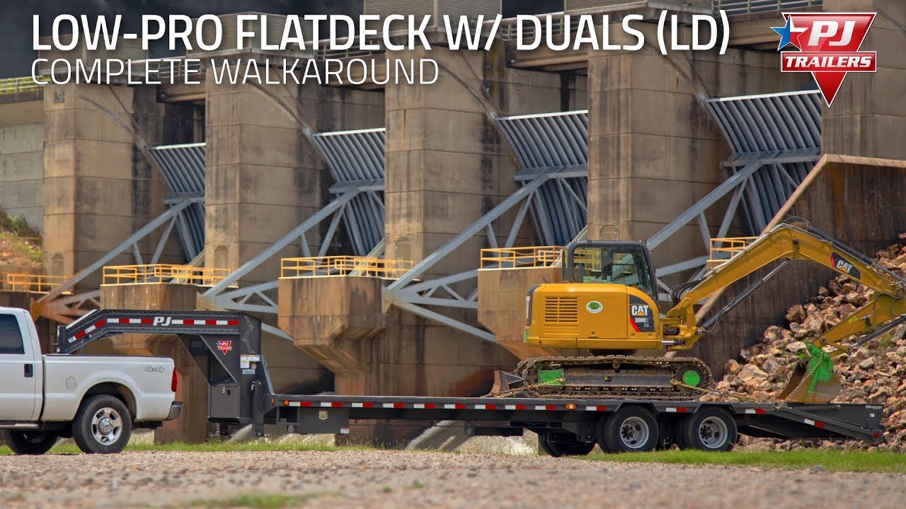 Check Availability - 2022 PJ Trailers Low Pro Flatdeck Deckover With Duals  (LD) Flatbed/Flat Deck (Heavy Duty) Trailer for sale in Cloquet MN