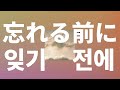 이 마법이 풀리기 전에🌹: 바운디 - 잊기 전에(忘れる前に) [가사/발음/한글 자막/해석]