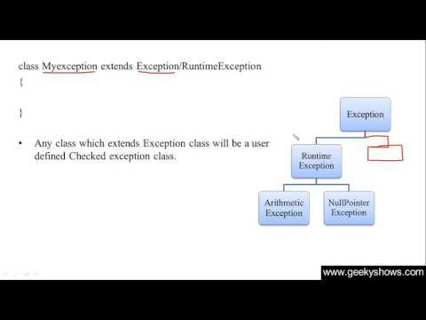 210. Custom Exceptions are Checked or Unchecked Exception in Java Programming (Hindi)