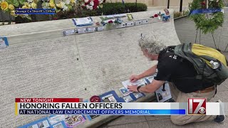 Central NC officers honored during national law enforcement memorial vigil in D.C.