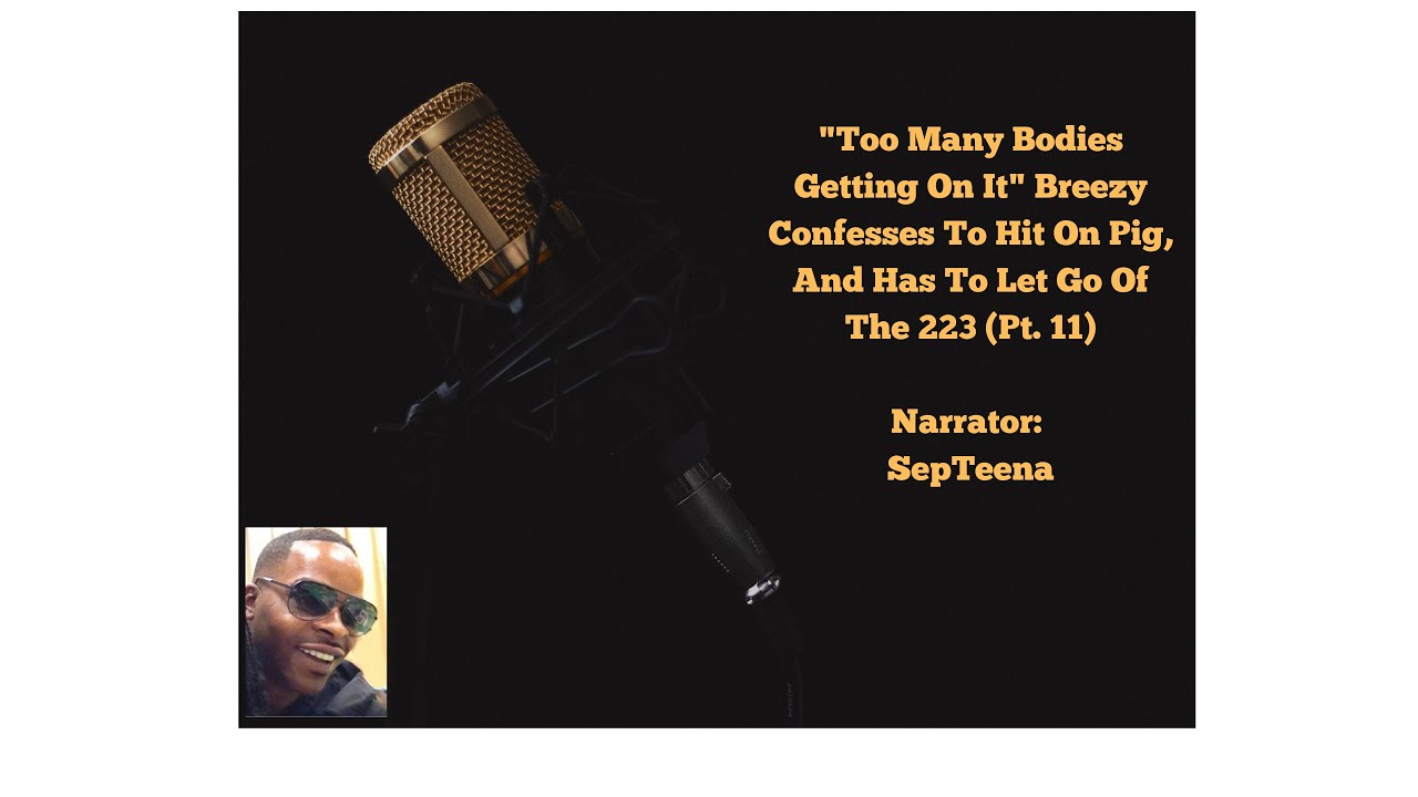 "Too Many Bodies Getting on It" Breezy Confesses to hit on Pig, and has to let go of the 223 Pt11