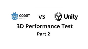 Unity vs Godot 4 3D performance test. Part 2. With Godot 4 export binary release.