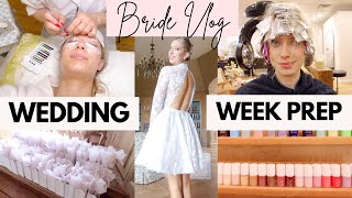Wedding Week Beauty Appointments! NYC Bride Prep Vlog + packing \u0026 heading to our venue!