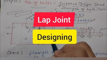 Designing Of Lap Joint | Bolted Connection | Design Of Steel Structures