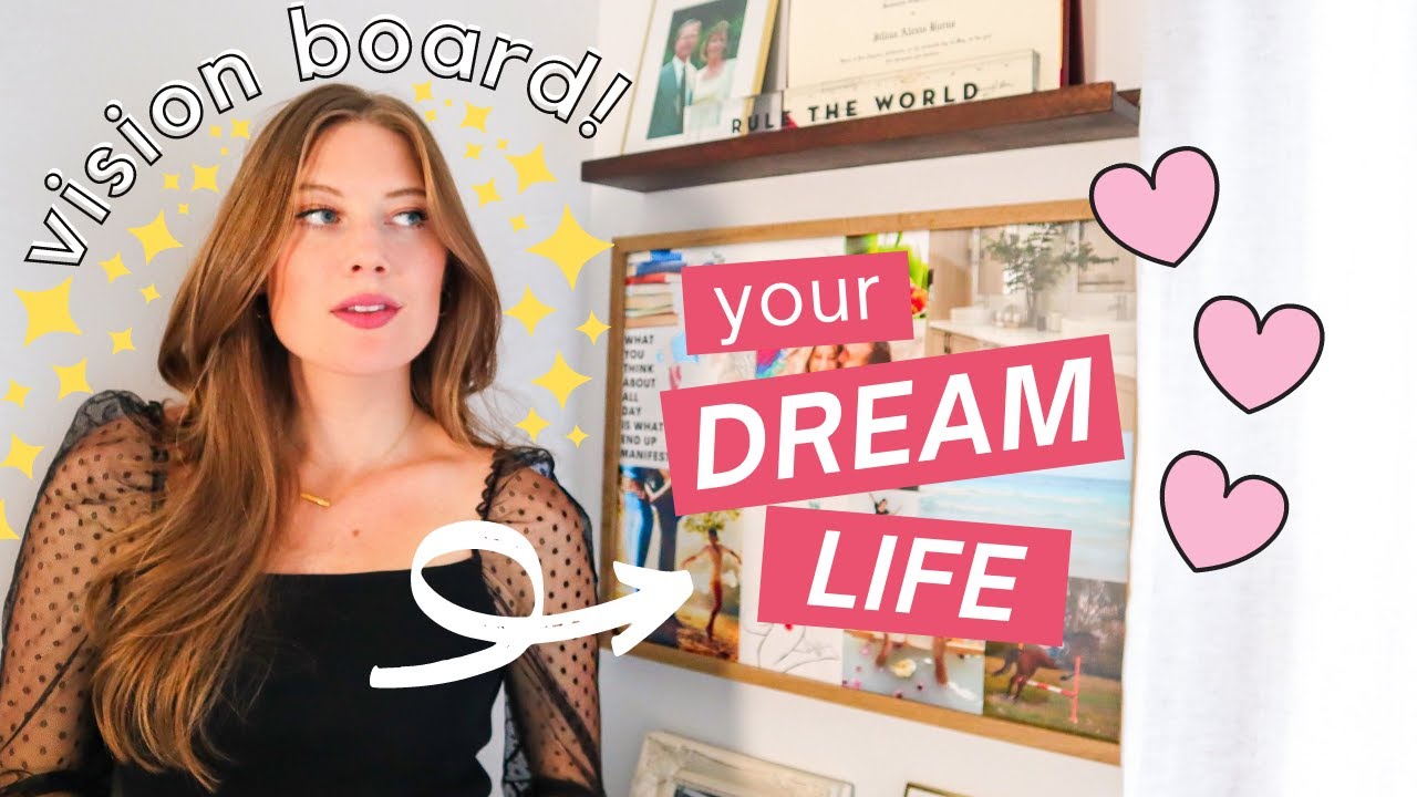 How To Make the PERFECT VISION BOARD to CREATE YOUR DREAM LIFE // 2024 ...