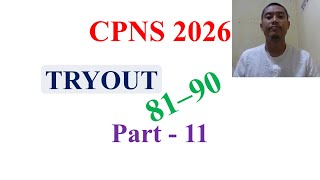 Persiapan CPNS 2026 - TRYOUT Part - 11 (71-80)