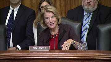 Capito Asks About Water Infrastructure in EPW Hearing