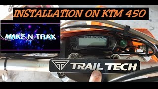 TRAIL TECH ENDURANCE II SPEEDO INSTALL ( how to ) - KTM/HUSKY