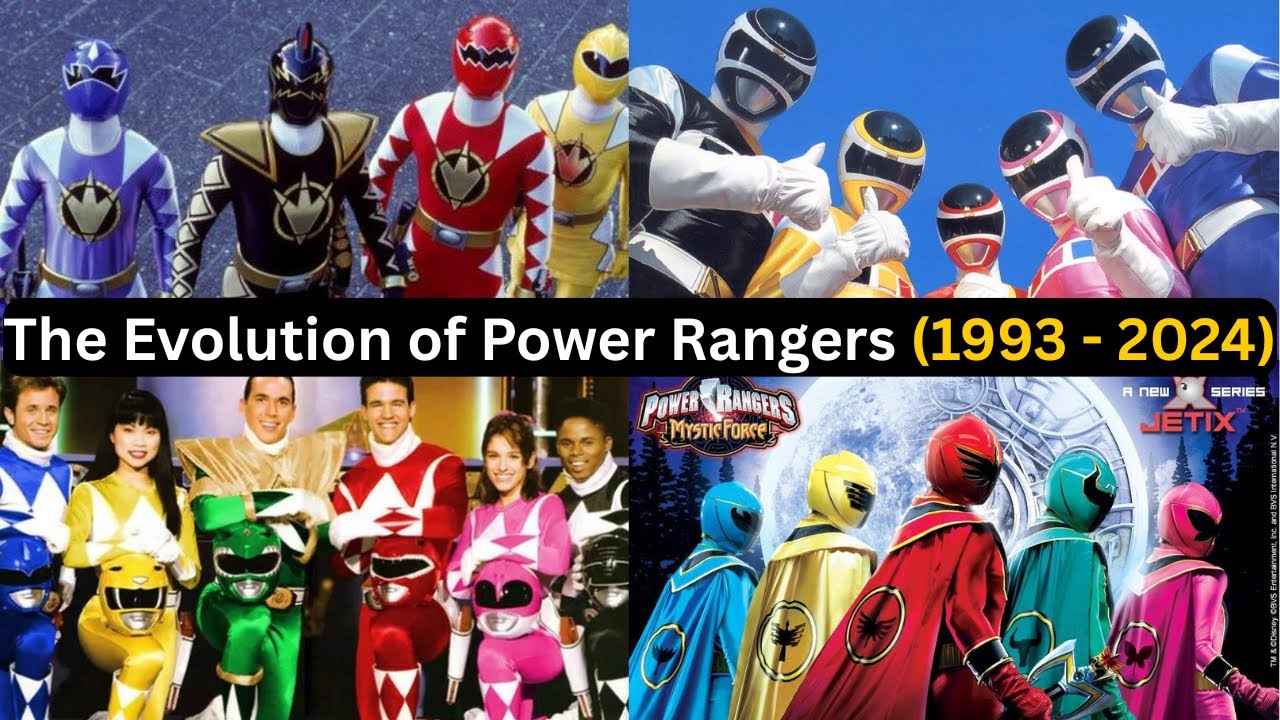 The Evolution of Power Rangers (1993 - 2024) | Every Era Explained ...