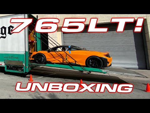 IT'S HERE! * McLaren 765LT UNBOXING and Delivery