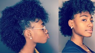 Quick Easy Frohawk Tutorial 7 Days Of Natural Day 2
