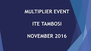 SWITCH Project - E2 Event at ITE Tambosi