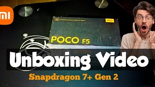 Xiaomi Poco F5 Unboxing | Snapdragon 7 plus Gen 2 | #pocof5 #gamingphone #gamingbeast