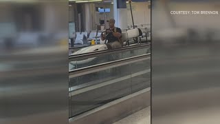 Man drives unattended cart through Buffalo Airport, causing damage to concourse