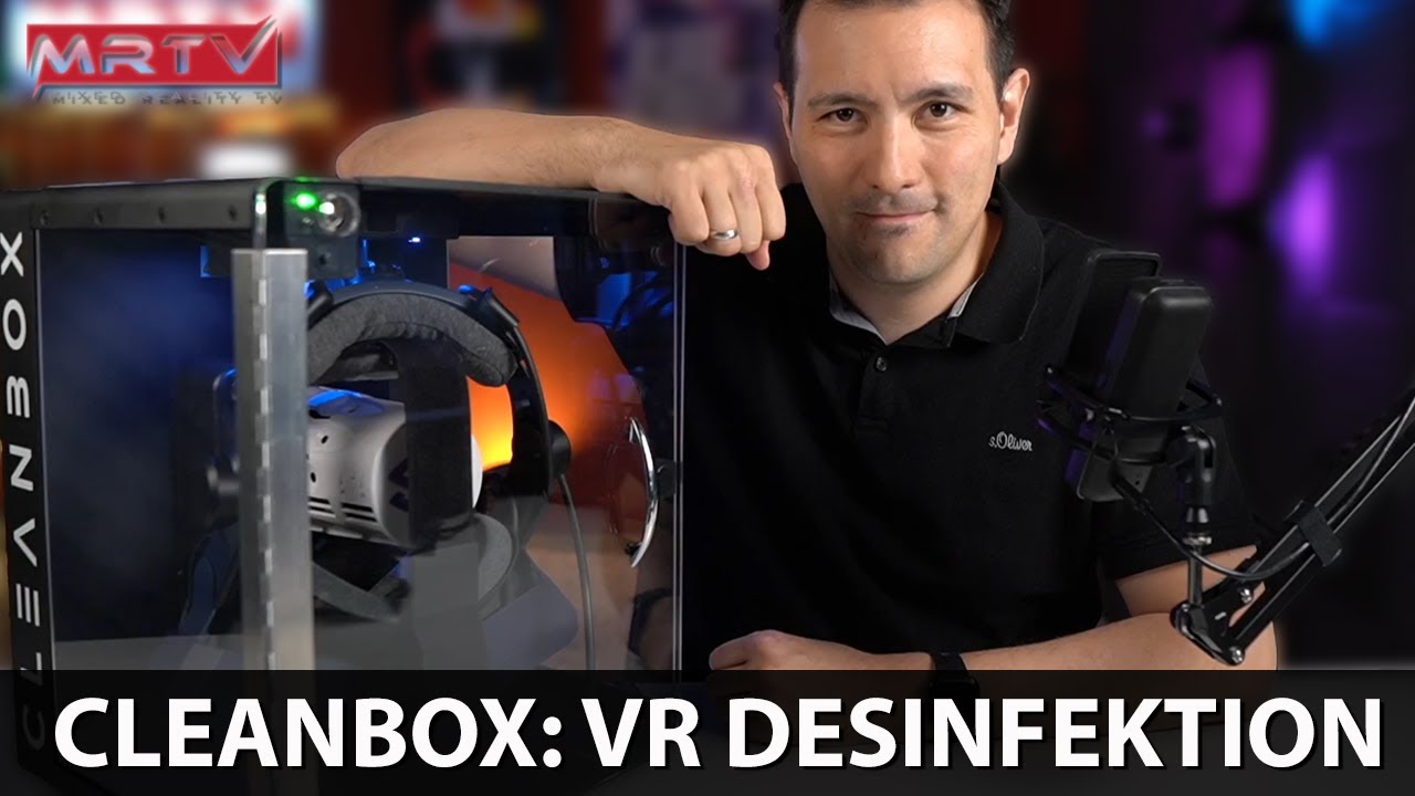 CLEANBOX - UV Desinfektion für VR Brillen im öffentlichen Einsatz (VR ...