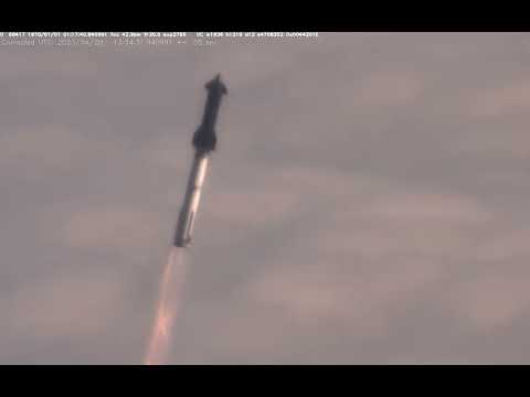 [RAW] SpaceX Starship IFT-1 NASA WB-57 Cam 0