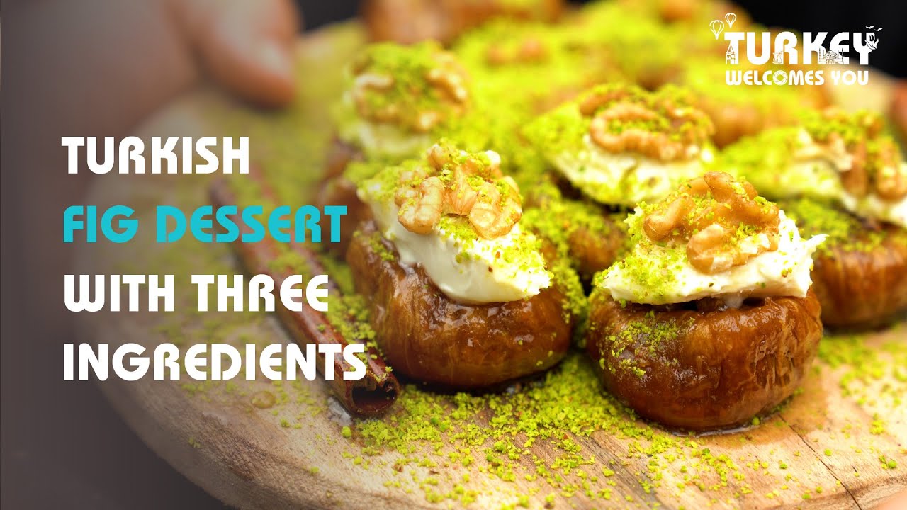 Turkish Dessert Made with Dried Figs and Walnuts Kitchen in the Forest YouTube
