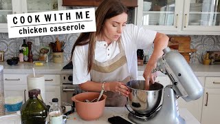 Cook With Me: Muffins and Chicken Rice Casserole | Trader Joes Haul | Kendra Atkins