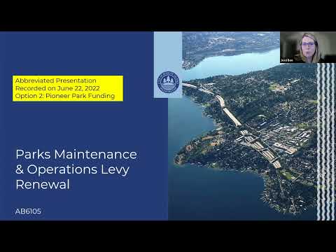 AB6105 - Option 2: Pioneer Park Funding Presentation