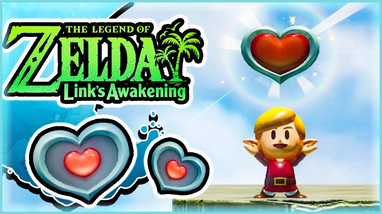 ALL HEART PIECES GUIDE 💗💗💗 // The Legend of Zelda: Link's Awakening ...