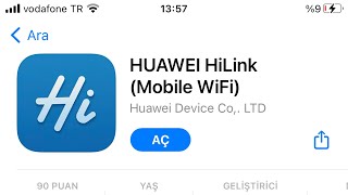 Vodafone redbox ve Turkcell superbox için Huawei HiLink uygulama kullanımı