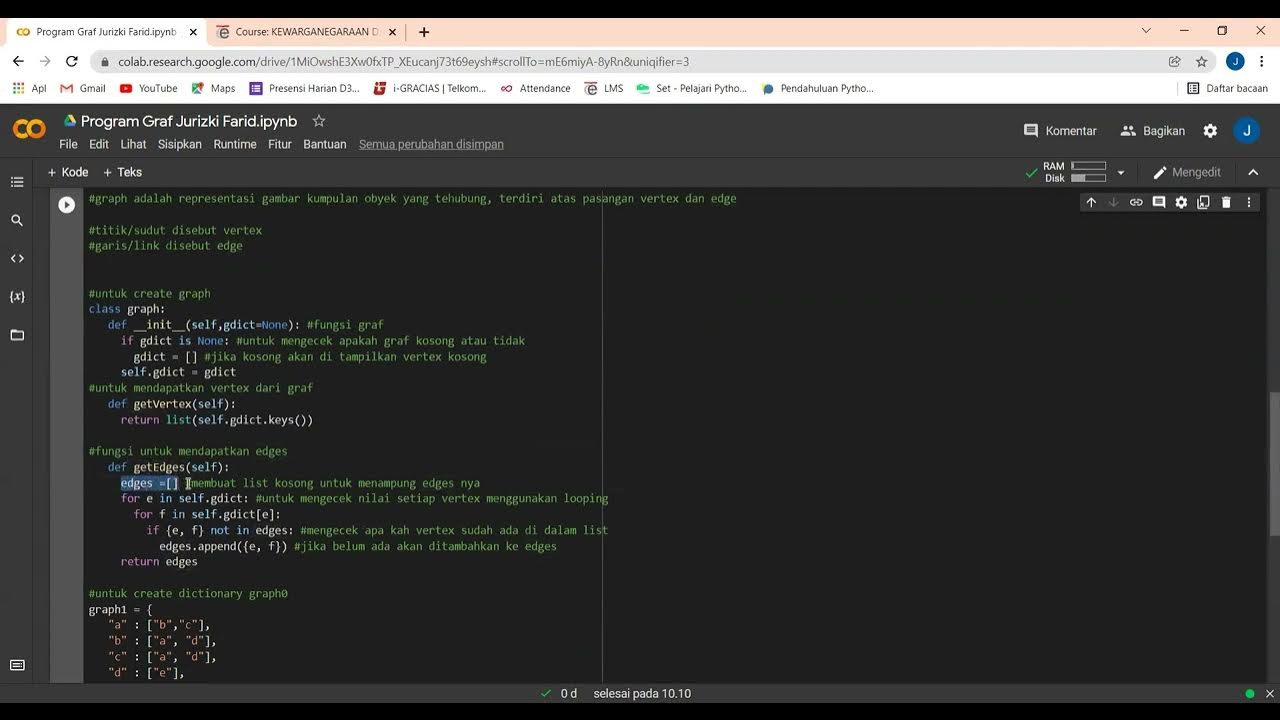 Program Graf di Python - YouTube