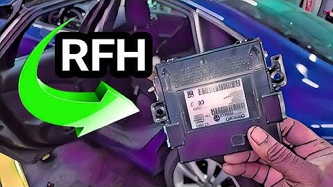 Car Computer RFH Hub part finally got here. NO MORE NO START, NO CRANK. Hidden Here.