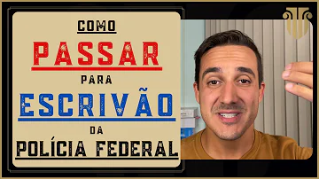 O que estudar para o concurso da PF escrivão?