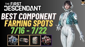 Best Farming Spots for Components/Reactors 7/16-7/22 ~WEEKLY LOOT SERIES EP1~ The First Descendant