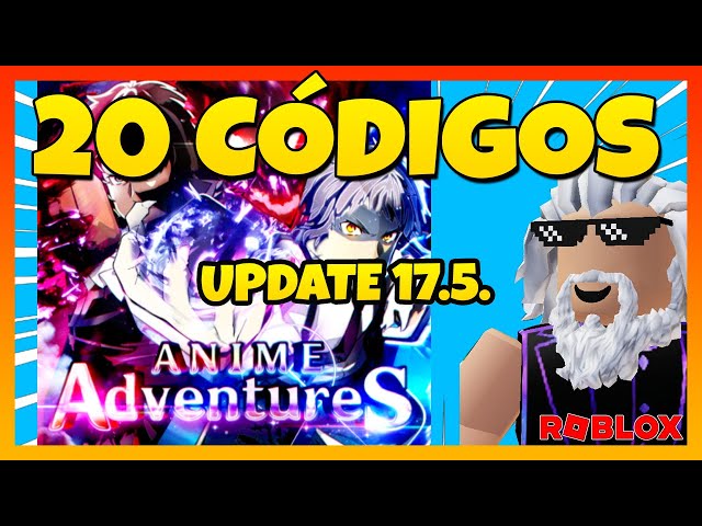 Códigos activos Anime Adventures Setembro 2023
