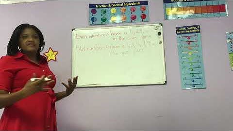 Even and odd number patterns