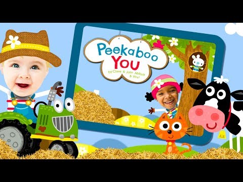 Peek a Boo Farm Animals Sounds - Kids animal peekaboo barn yard - Videos for Kids HD
