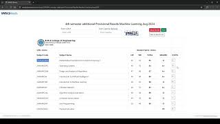 BMS SGPA Calculator screenshot 4
