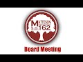 Board meeting  wednesday april 17th 2024