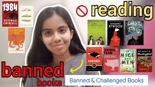 i read only BANNED books for a week straight 🚫📖