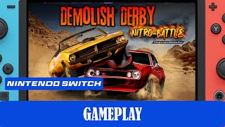 DEMOLISH DERBY NITRO - BATTLE DRIVING CAR GAMEPLAY NINTENDO SWITCH screenshot 5