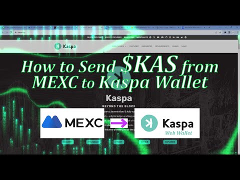 Cara Membeli KAS di MEXC dan Mengirimnya ke Kaspa Web Wallet Anda | Tutorial Self-Custody DCA KAS