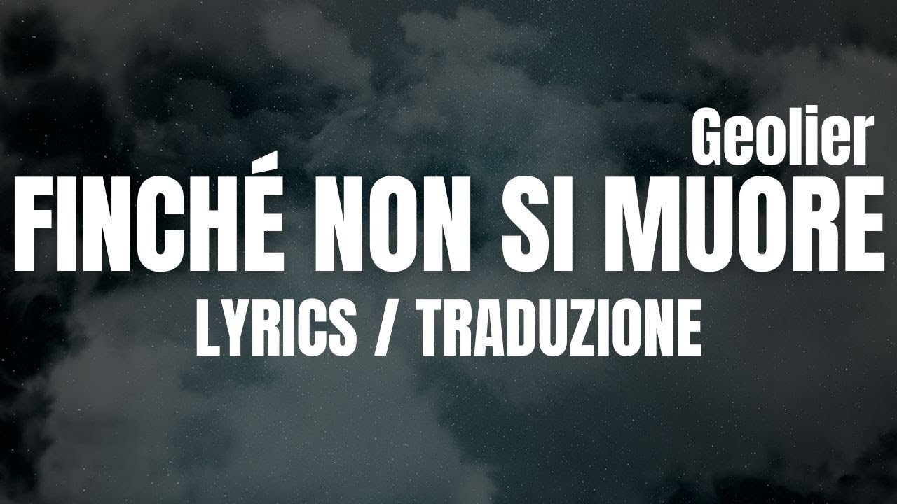 d'amore non si muore testo