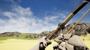 Unreal Engine - First Person Archery Package - Low Poly Bow Setup