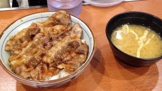 Grilled Gyudon, or Beef Bowl, at Tokyo Chikara Meshi [iPhone 4S/HD] @ohayuni71