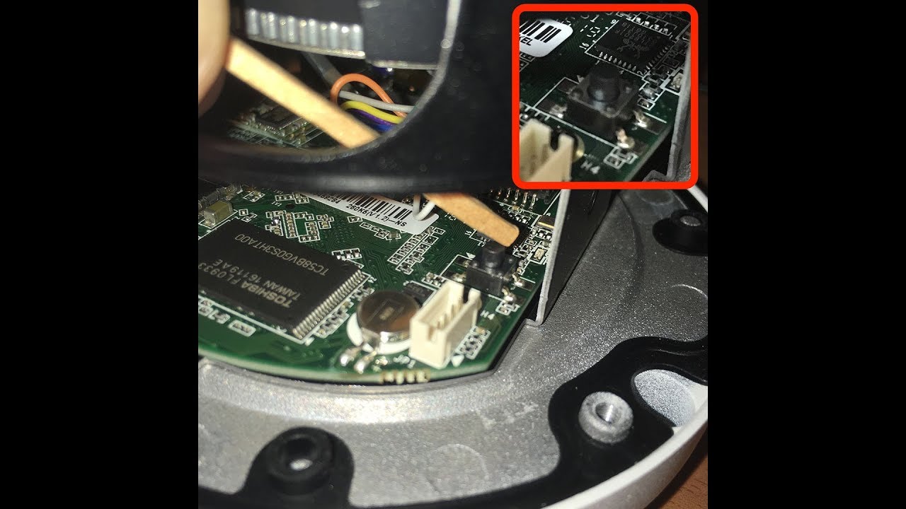 hikvision ip camera reset button