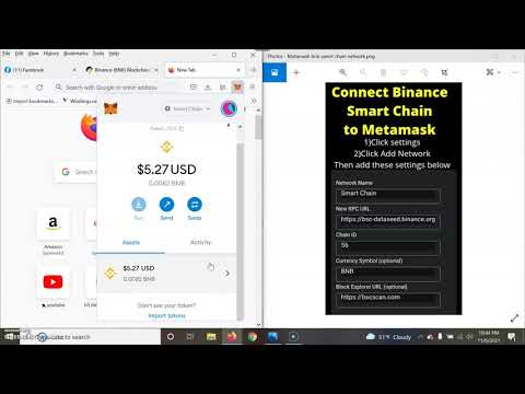 Metamask How To Add BSC Binance Smartchain And Shiba Inu 