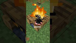 Campfires Emit MORE PARTICLES #minecraft #campfire #particle #build #tips #tutorial