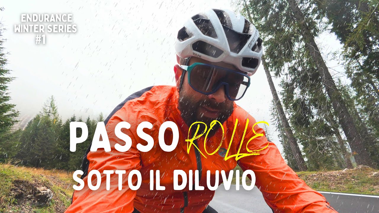 PASSO ROLLE SOTTO IL DILUVIO: 7 ORE DI PIOGGIA IN BICI (DOLOMITI)