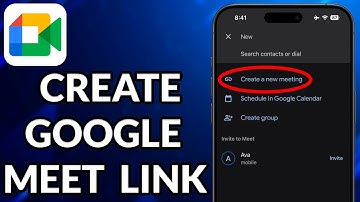 How To Create Google Meet Link In Mobile