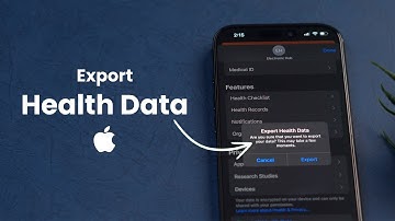 How to Export Health Data from iPhone iOS 18?