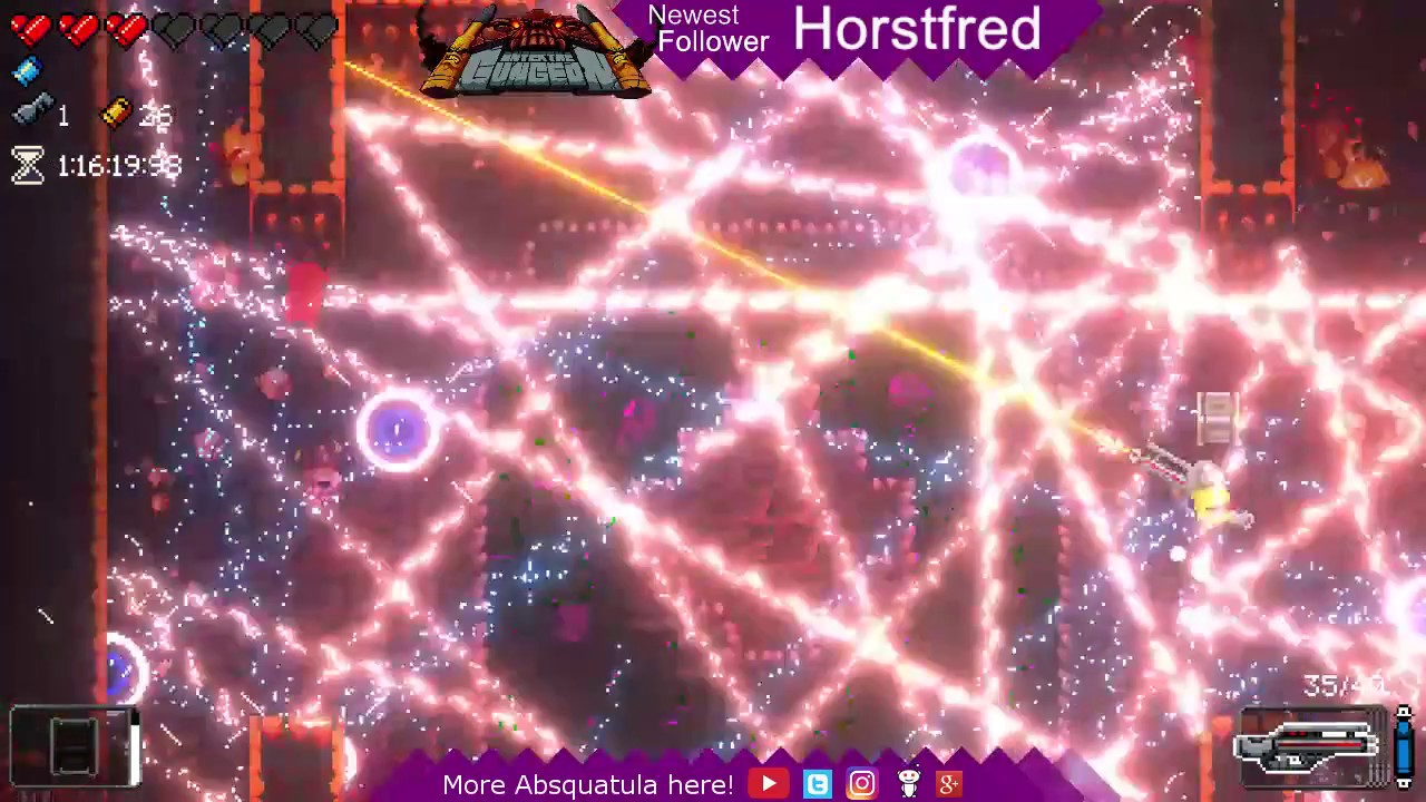 [ENTER THE GUNGEON] Ring of Trigger + Railgun = Lagfest 2016 - YouTube