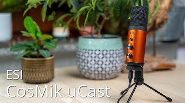 ESI CosMik uCast im Test - Schickes USB-Mikro mit praktischer Software - ASIO Support & DirectWIRE