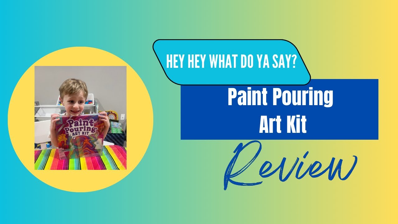 Purple LadyBug Paint Pouring Kit Review - Easy Entertainment!