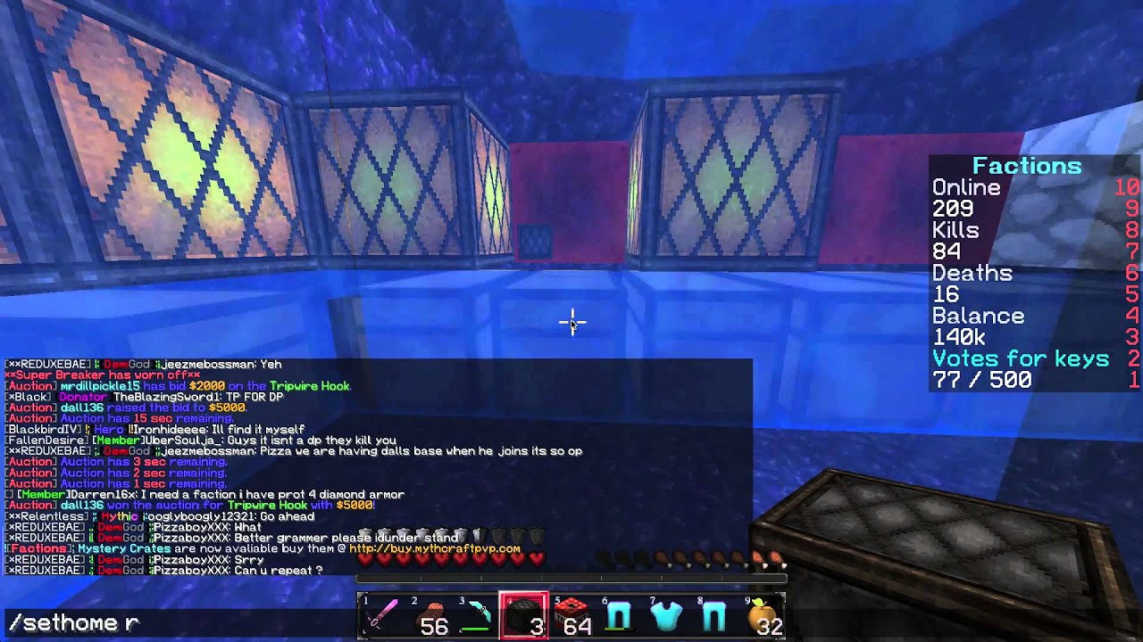 Minecraft: Factions Overclaimed Raid? MythcraftPvP